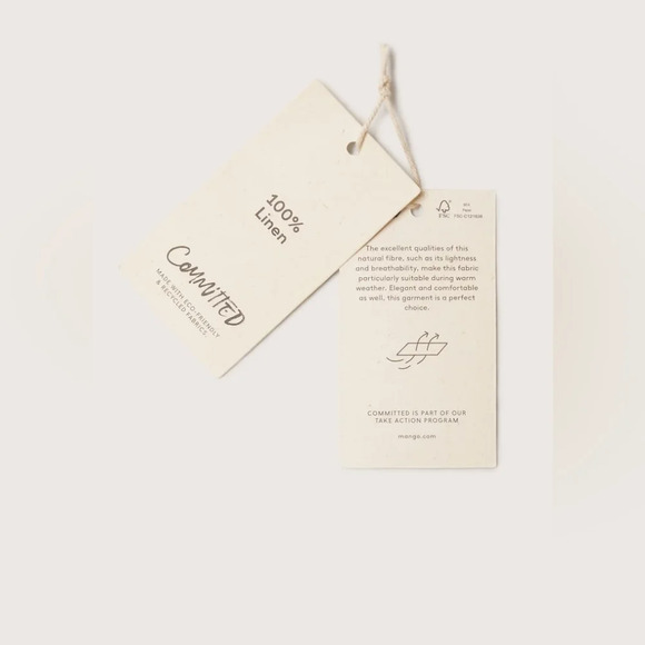 MANGO 100% Linen Elegant Pink Strappy Dress - Picture 8 of 8